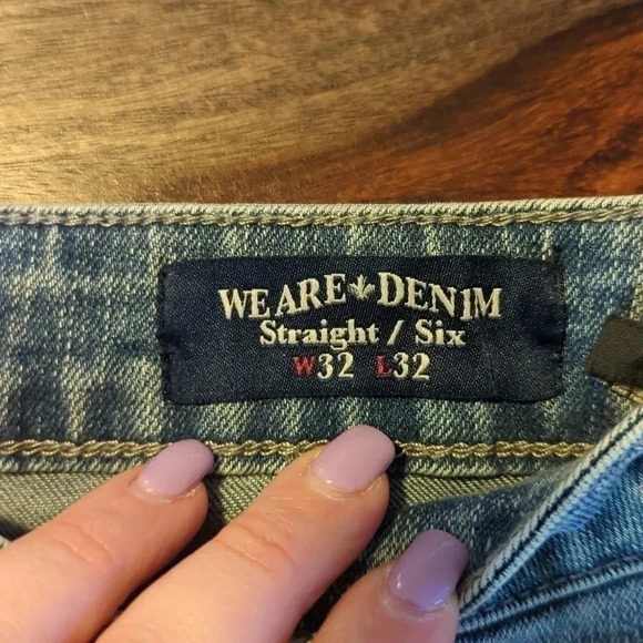 Men's buffalo David Bitton straight six jeans - Picture 6 of 7